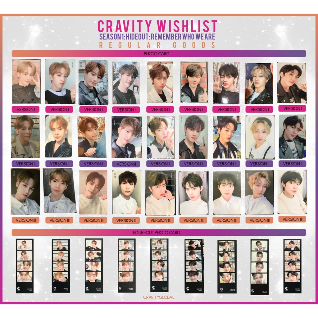 Bộ ảnh UNOFFICIAL trong album REMEMBER WHO WE ARE của nhóm CRAVITY