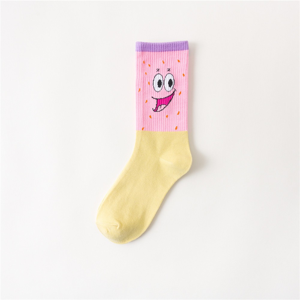Vớ cotton in hình spongebob squarepants dành cho nam và nữ
