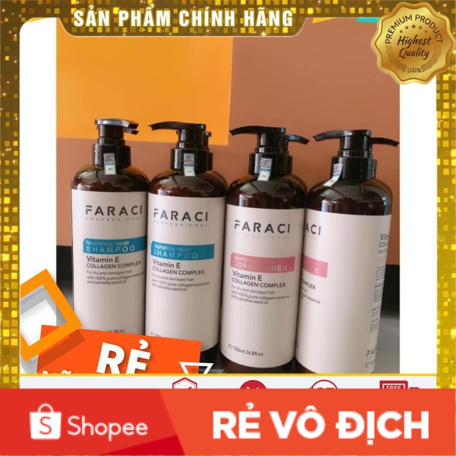 [ CHÍNH HÃNG CTY Siêu Thơm ] Gội Xả Faraci Siêu Mềm Mượt 750ml X 2 Siêu Thơm