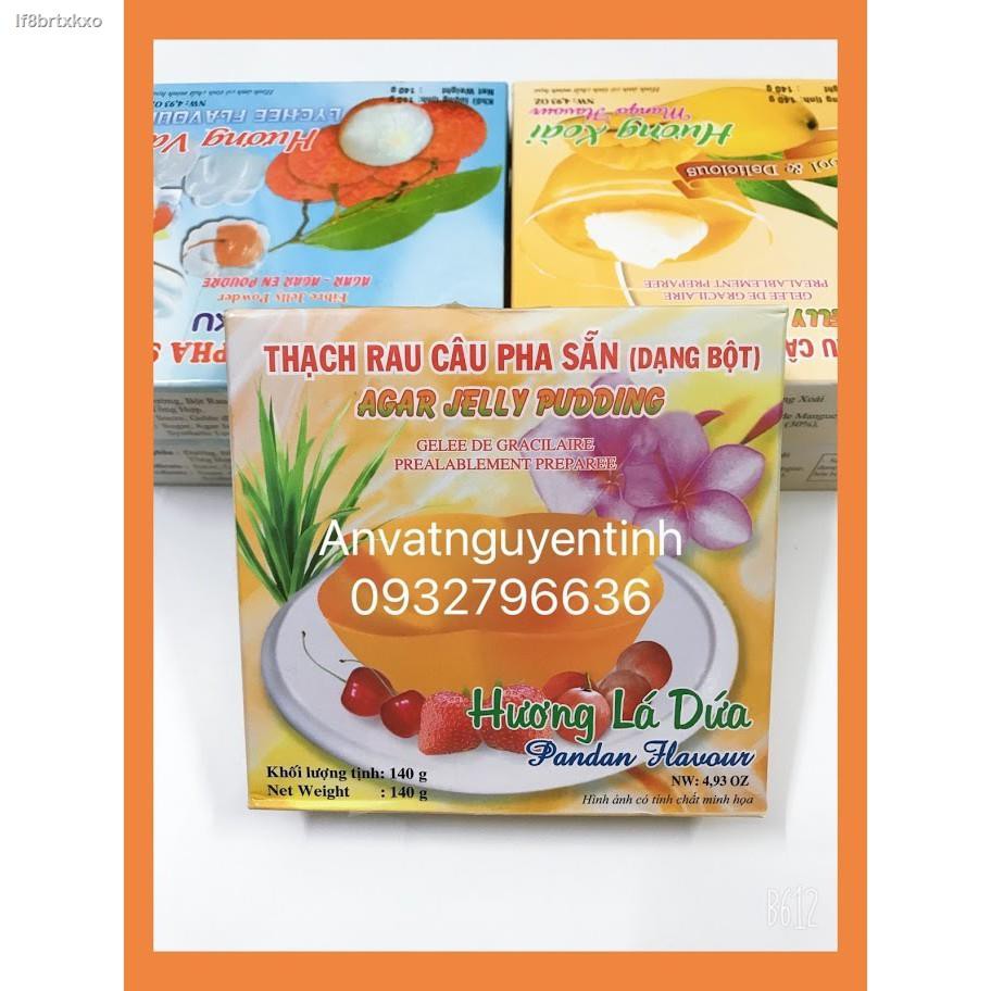 Bột Thạch Rau Câu Pha Sẵn KONNYAKU ( Hộp 140g Đủ Vị )