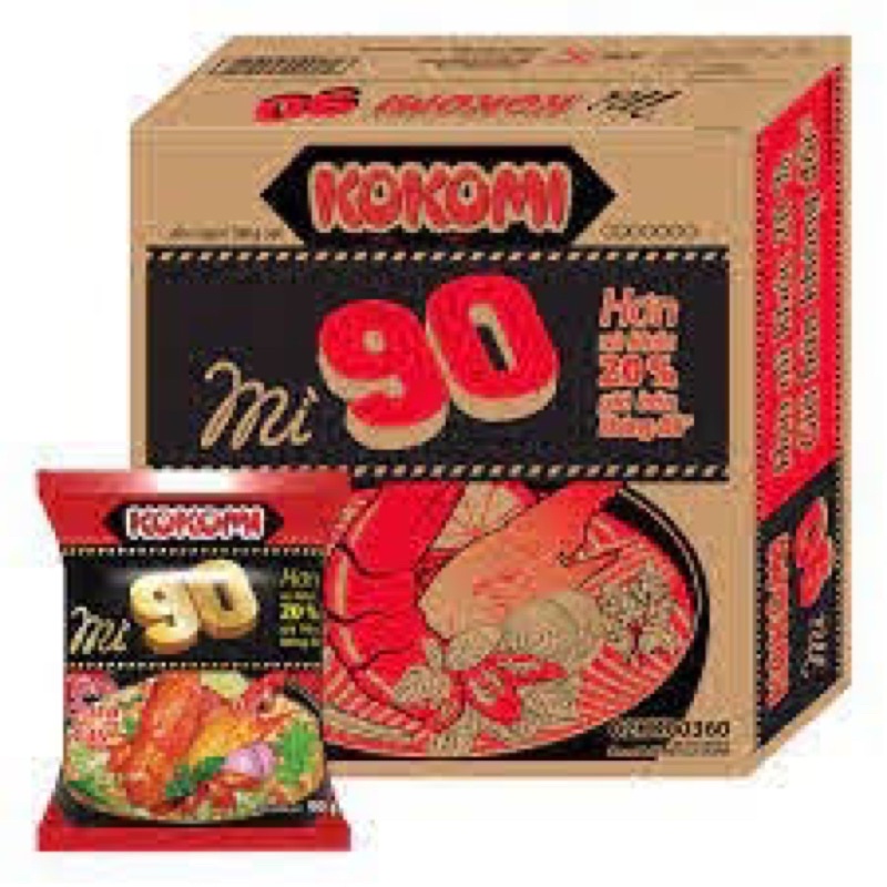 Mì Ăn Liền Kokomi 90 đặc biệt 30 gói 90gr