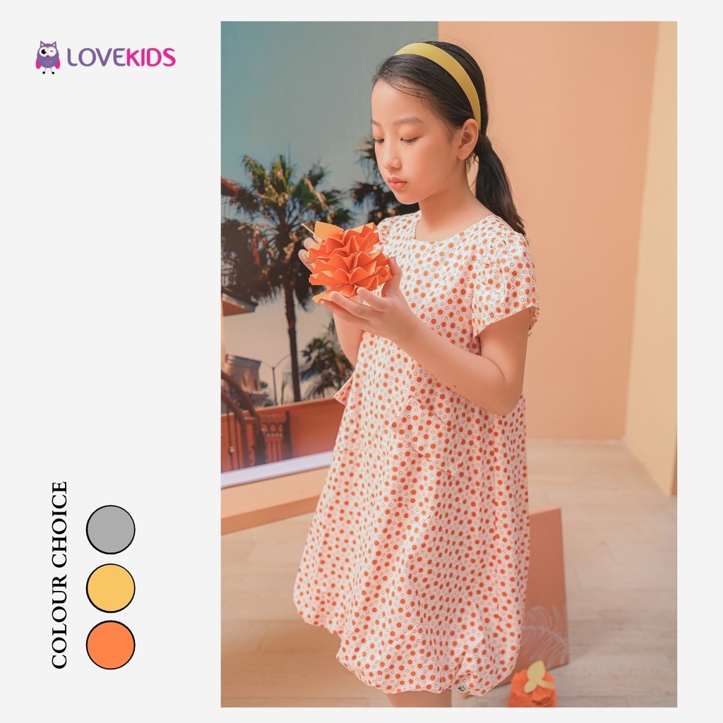 Váy bé gái 100% Cotton nhập khẩu cao cấp (cho bé từ 6-12 tuổi) LOVEKIDS