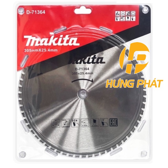 Lưỡi cắt sắt hợp kim dùng cho máy cắt chậm tua Makita D-71364