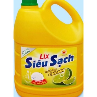 Now ship - Nước rửa chén Lix siêu sạch can 3,6kg