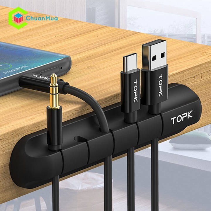 Dụng Cụ Kẹp Dây Cáp Gọn Gàng Tiện Lợi