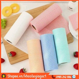 Cuộn Khăn Lau Đa Năng Bằng Vải Không Dệt [TRỢ GIÁ]