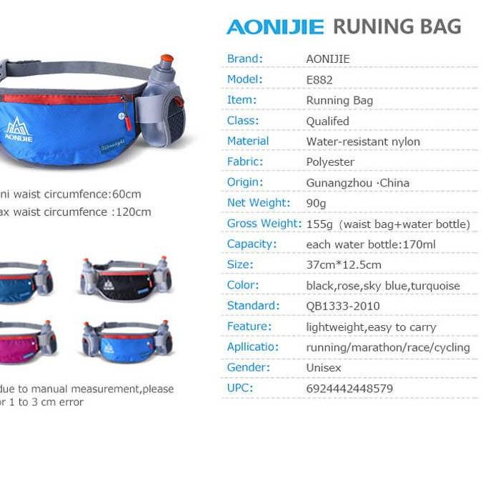 Túi Đeo Hông Thể Thao Aonijie E882 Chất Lượng Cao