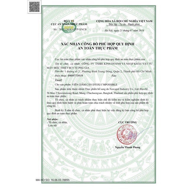 1 Vỉ- Giảm Cân Thải Độc Dtoxi Thái Lan | BigBuy360 - bigbuy360.vn