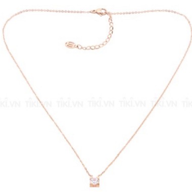 Dây Chuyền Kim Cương Vuông Titan (Hàng Thiết Kế)