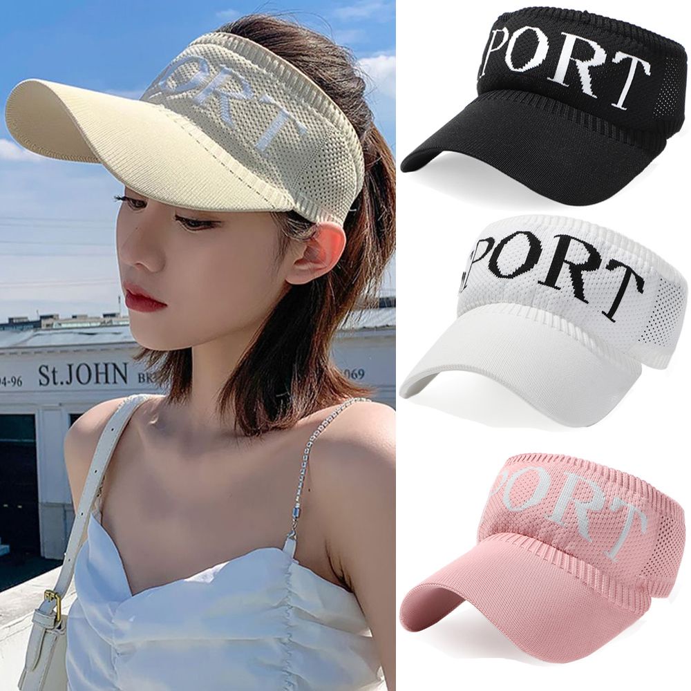 Mũ lưỡi trai hở chóp chống nắng chống thấm nước điều chỉnh được nhiều màu sắc thời trang unisex