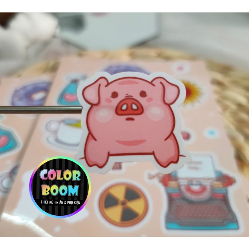 In Sticker Theo Yêu Cầu Cắt Bế Sẵn - Kích thước 12*18cm