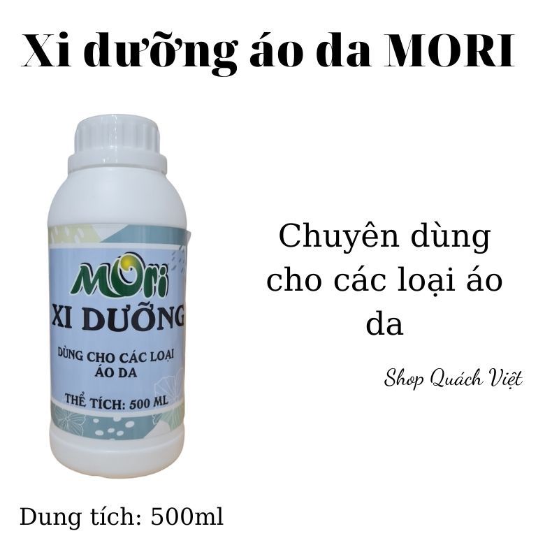 Chất tạo bề mặt áo da MORI,chai 500ml