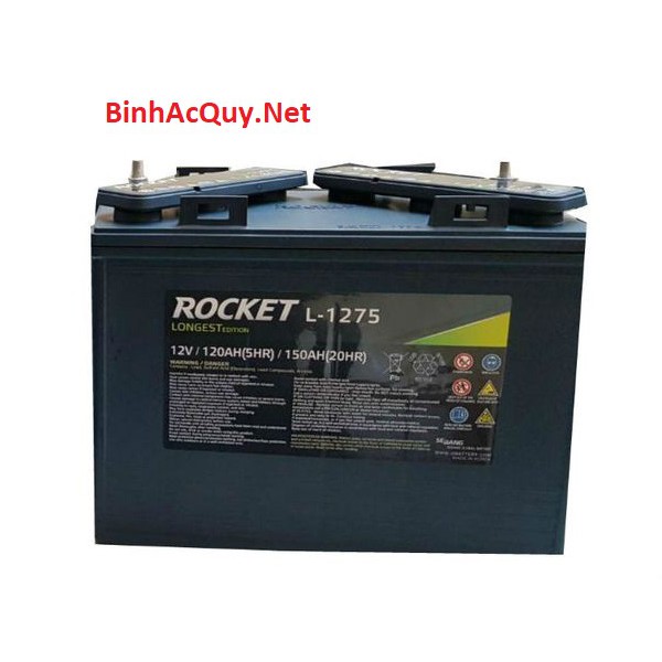 Bình ắc quy Rocket L-1275 12V-150AH Xe Golf