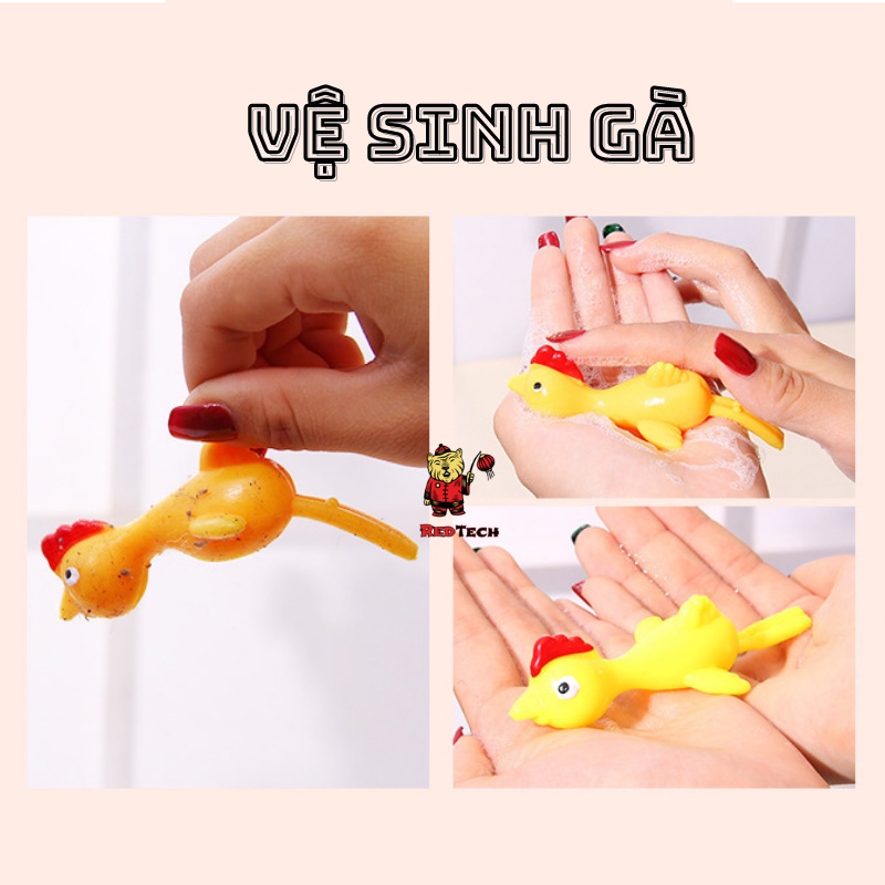 Gà Bắn Dính Tường, Đồ Chơi Ná Hình Chú Gà RedTech, Đồ Chơi Giải Trí, Xả Stress.