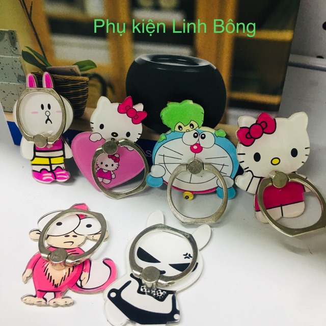 [ XẢ KHO 1k ] Iring Giá Đỡ Điện Thoại Chiếc Nhẫn Nhiều hình cute, giao hình ngẫu nhiên