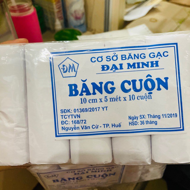 Băng cuộn Đại Minh 1 bịch (10cm x 5mét x 10 cuộn)