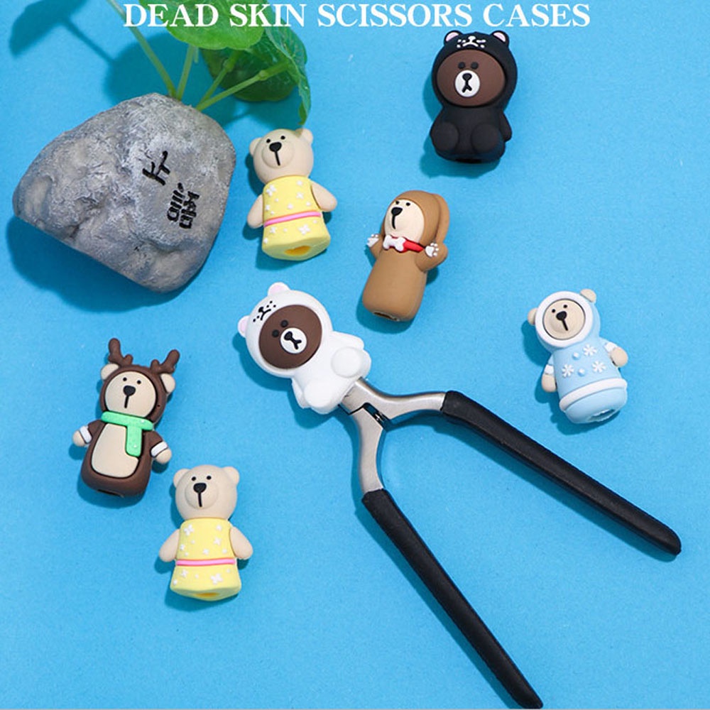 [Hàng mới về] Đầu bọc mũi kềm cắt móng tay hình mèo / gấu kiểu nhật bản dễ thương