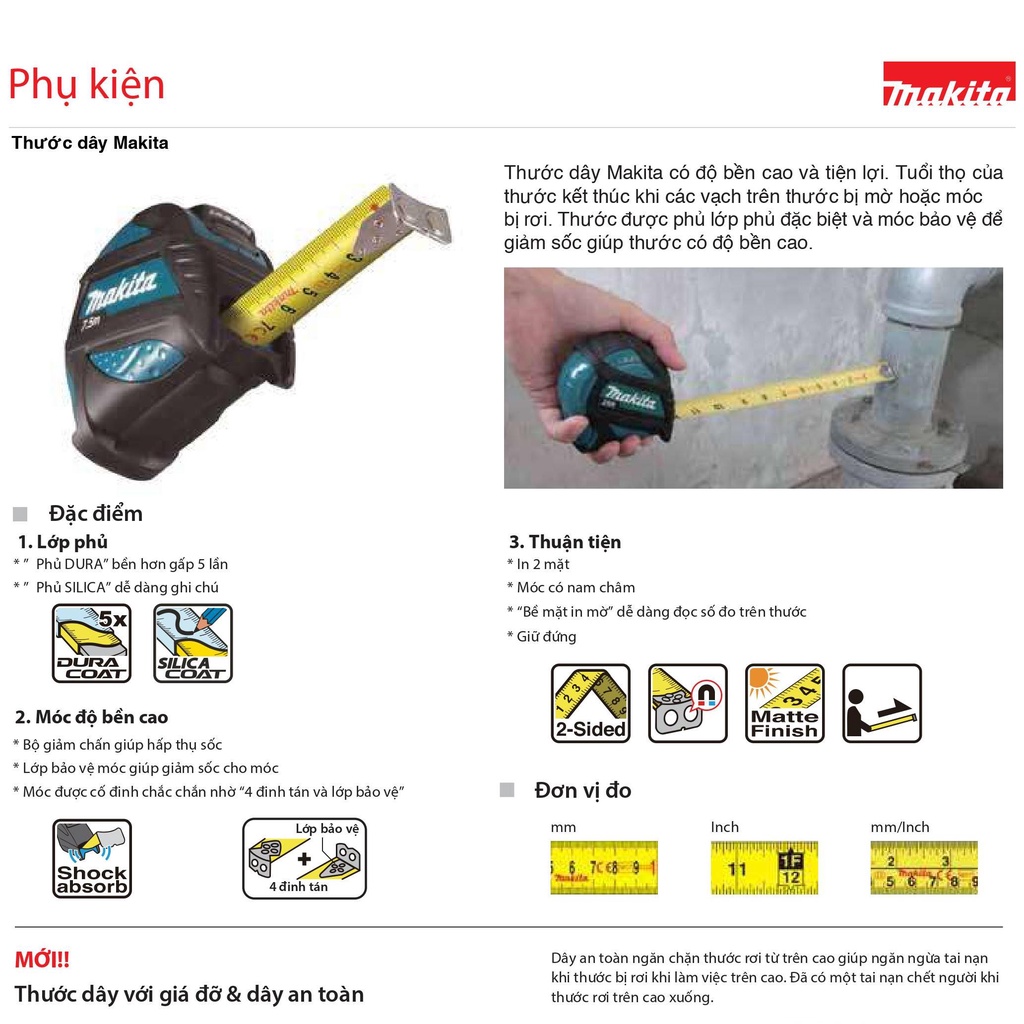 Thước cuộn 3.5m Makita B-57130