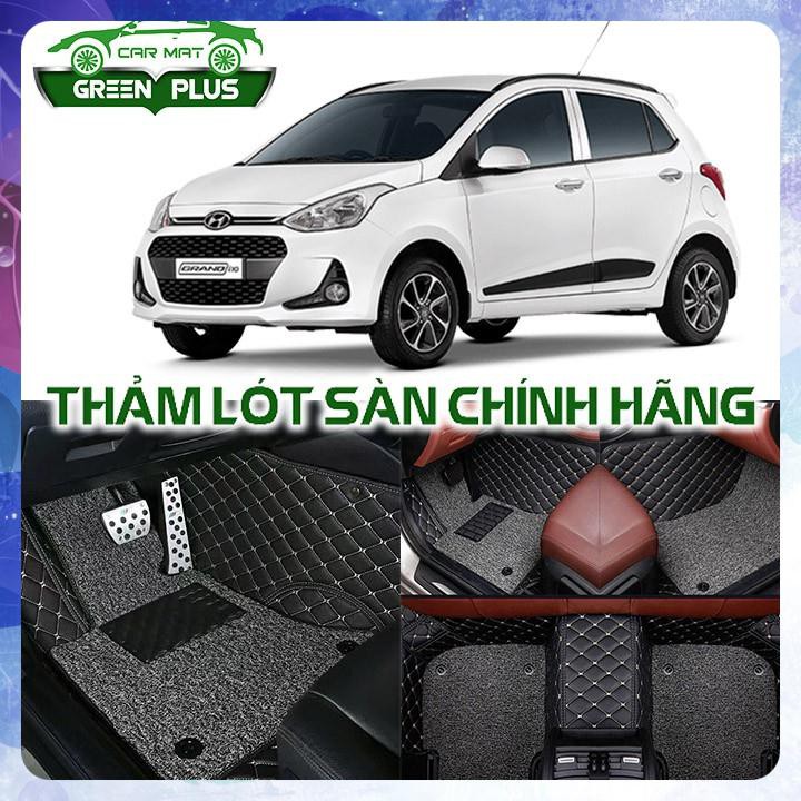 Thảm lót sàn 5D,6D Hyundai i10 hatbach đít cọc 2015-2019