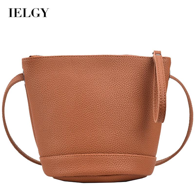 Túi đeo vai IELGY dáng xô thời trang cao cấp tùy chọn màu sắc dành cho nữ