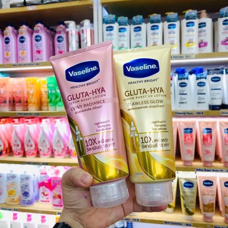 Sữa Dưỡng Thể Vaseline GLUTA HYA Ngày Và Đêm X10 Chính Hãng Thái Land