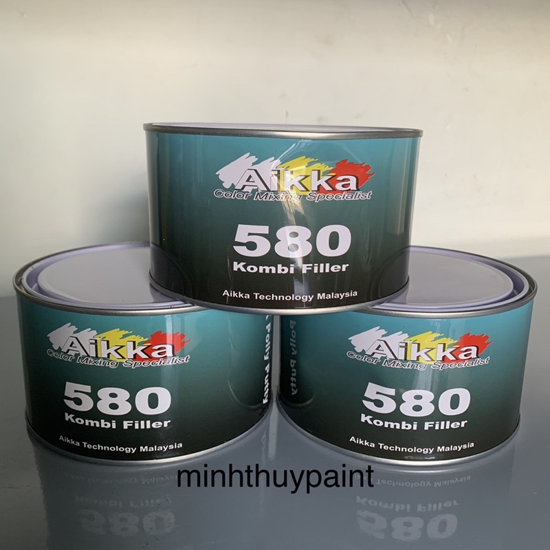 Bả matit ô tô,xe máy Aikka 580 (1kg)