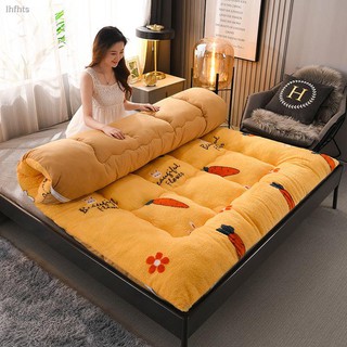Nệm ngủ vải cashmere dày ấm áp có thể giặt tiện lợi