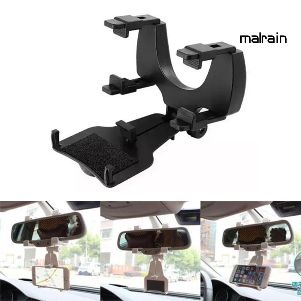 Giá Đỡ Điện Thoại / Gps Gắn Kính Chiếu Hậu Xe Hơi