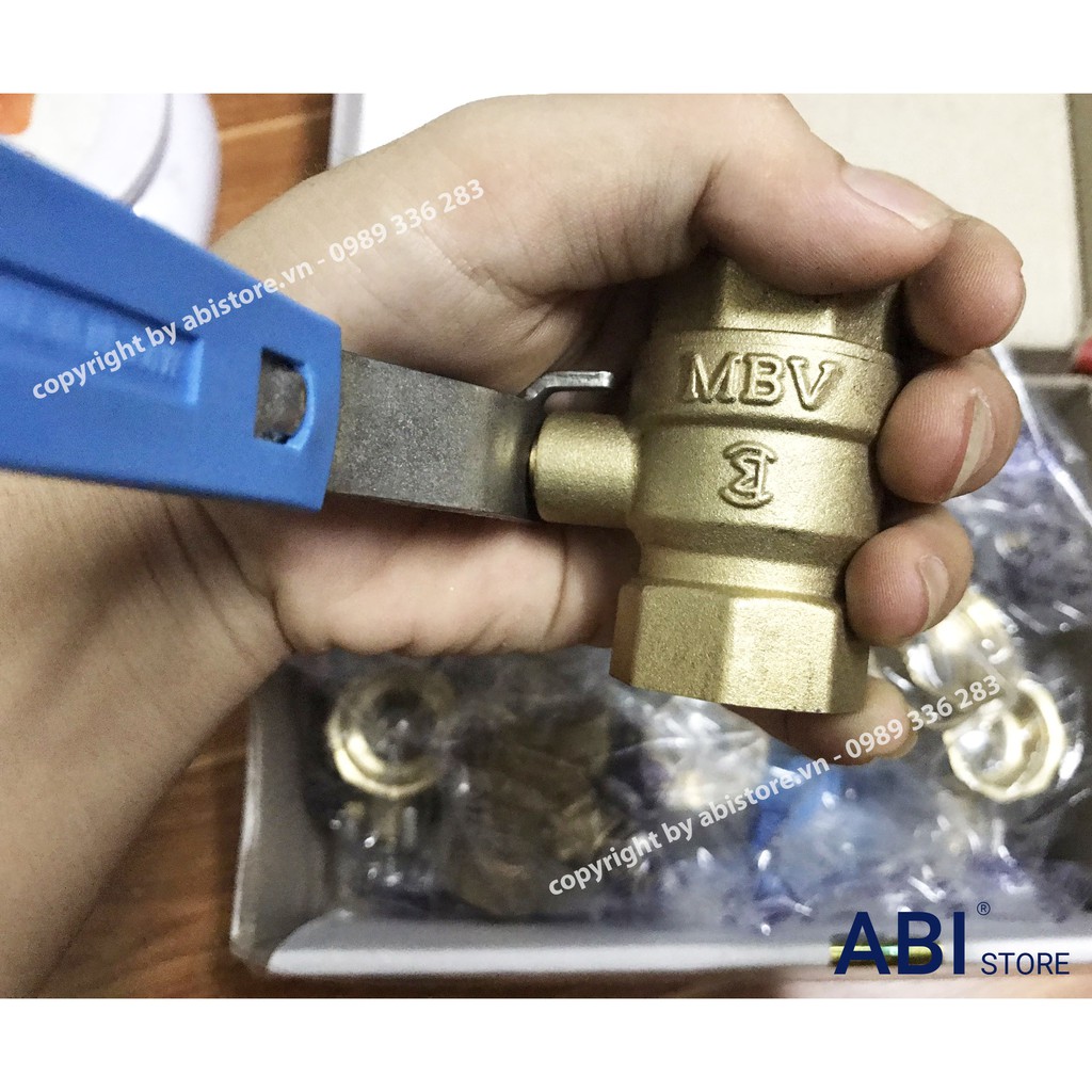 Van bi đồng tay gạt MBV dn15 (1/2) và dn20 (3/4) hàng Việt Nam chất lượng cao
