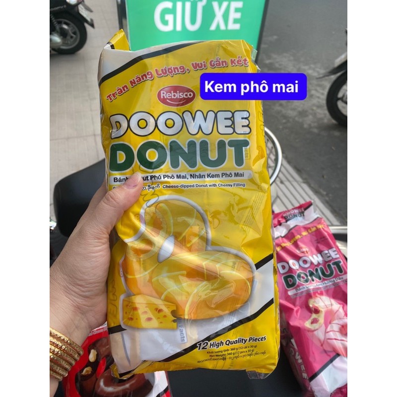 BỊCH 12 GÓI  Bánh Donut Sô Cô La 300g  - ĐỦ 6 VỊ CHỌN