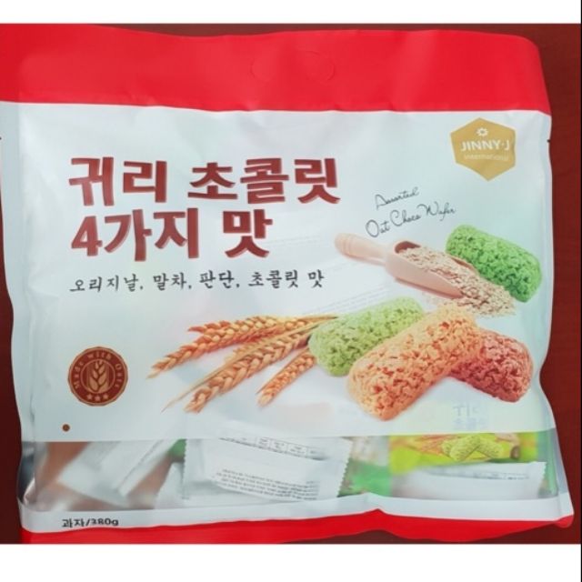 Bánh yến mạch Hàn Quốc mix vị siêu ngon 380g
