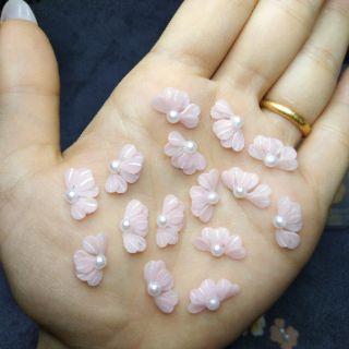 Hoa bột nail - cúc ruby