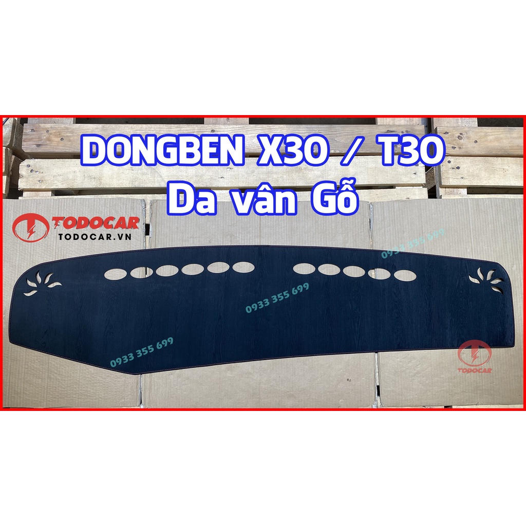 Thảm Taplo DONGBEN X30/T30 &amp; DONGBEN K9 bằng Nhung lông Cừu, Da vân Carbon, Da vân Gỗ