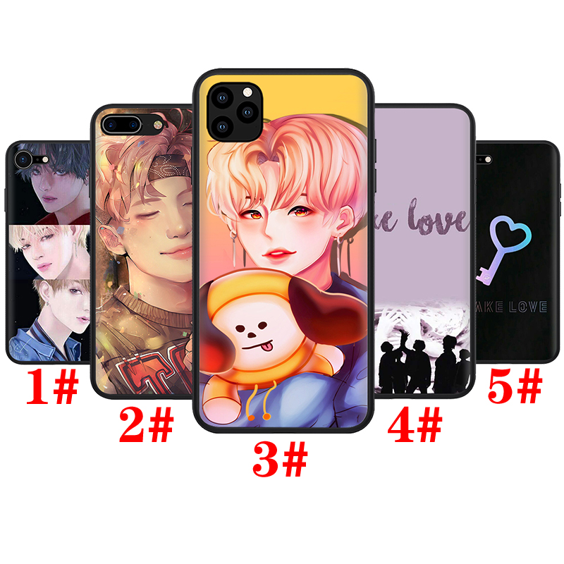 Ốp điện thoại silicone TPU mềm hình Fake Love W107 cho IPHONE 8 7 6S 6 PLUS 5 5S SE 2016 2020