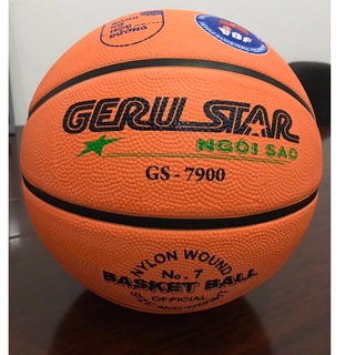 Bóng Rổ Geru Star Số 3, Số 5,Số 6, Số 7 Chính Hãng Tặng kèm kim bơm , Túi lưới đựng bóng