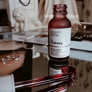Toner 2% BHA + 30%AHA The Ordinary se khít lỗ chân lông, giảm mụn ẩn, mụn đầu đen và kiểm soát bã nhờn
