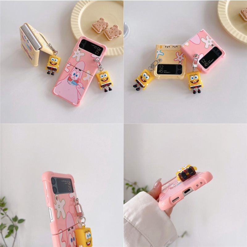 Ốp Điện Thoại Chống Sốc Họa Tiết Mèo Cho Samsung Galaxy Z Flip 3 Flip4 Case Mary Cat Kulomi Flip 4