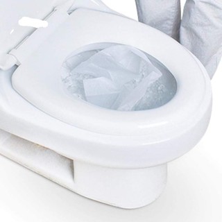 1 gói 10 miếng lót bồn cầu dùng 1 lần tự huỷ