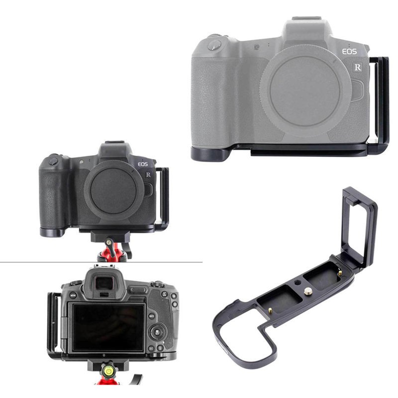 Quick Release L Plate Holder Hand Grip For Canon Eos R Camera
