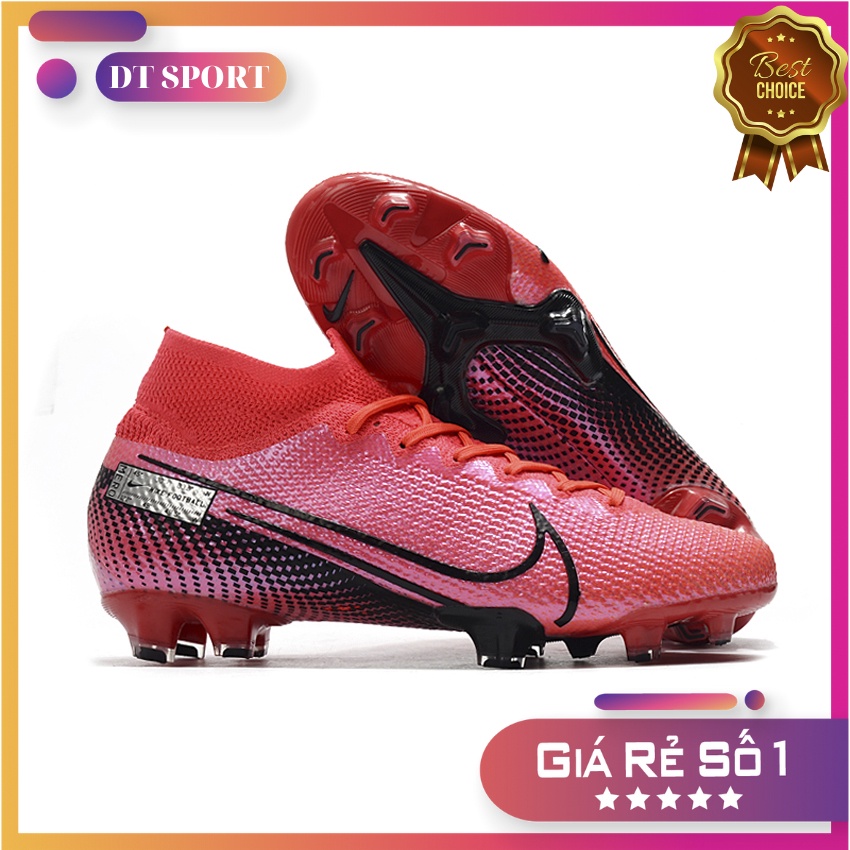 Giày Đá Bóng Sân Cỏ Tự Nhiên Mercurial Superfly 7 Elite FG Final Boss Red, Giày Đá Banh Nam