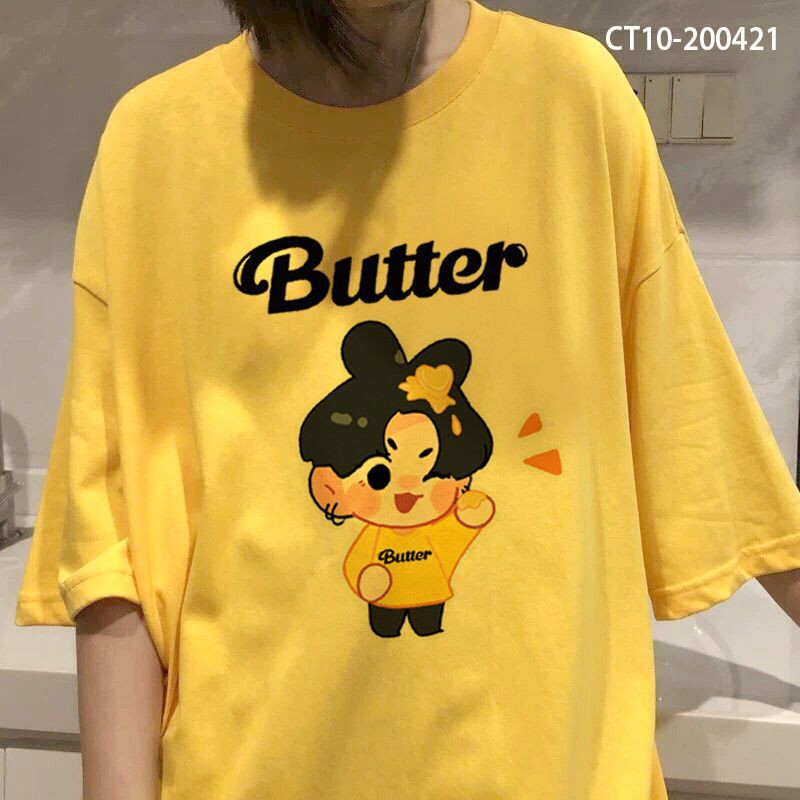 CT10-200421 - Áo Thun Butter BTS Chibi Jungkook