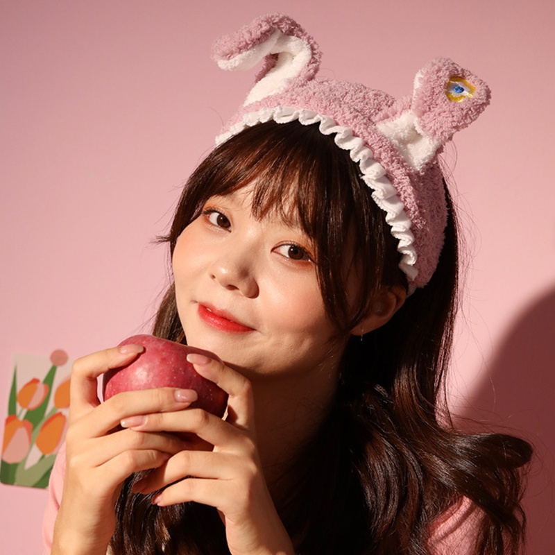 Băng Đô Tai Thỏ Co Dãn Xinh Xắn Cho Nữ