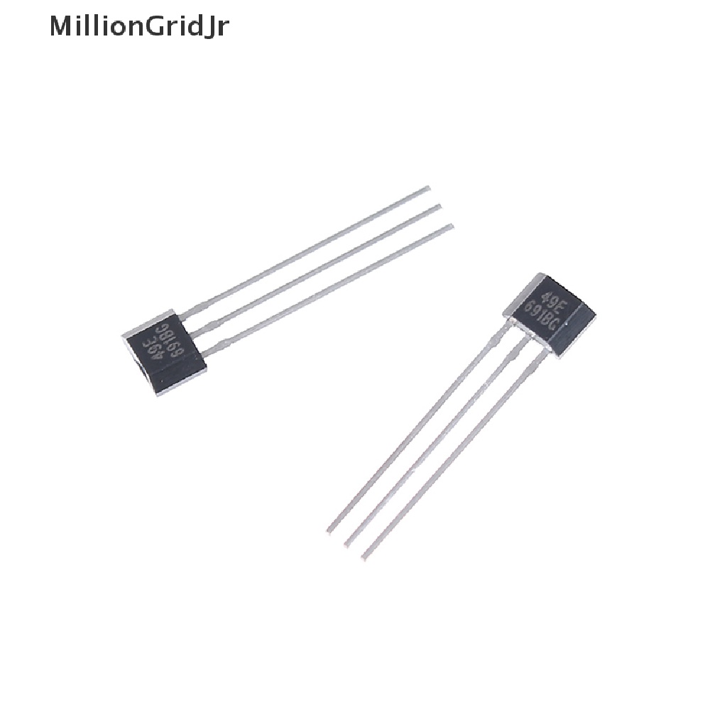 MLG 10pcs Hall element 49E OH49E SS49E linear Sensor Hall sensor JR