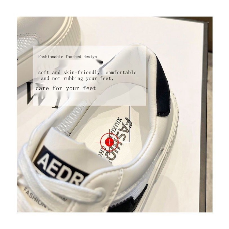 Giày Thể Thao Mũi Vỏ Sò Phong Cách Harajuku Hàn Quốc 2022 Cho Nữ