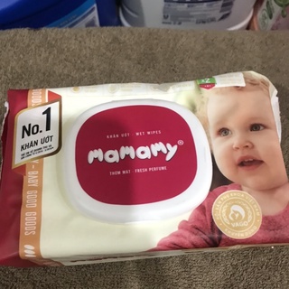 Khăn ướt Mamamy có nắp không mùi