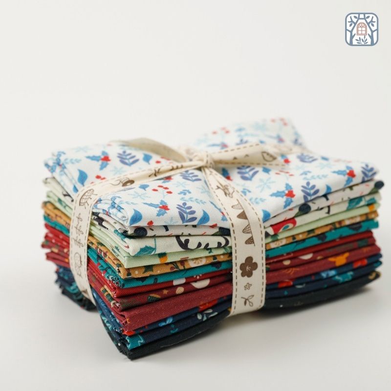 CS21-160 Vải cotton 100% tự nhiên🍒Chuanshui🍒khổ vải 145cm, noel họa tiết nhí ,NOEL, CHRISTMAS - vải đẹp handmade,quần áo