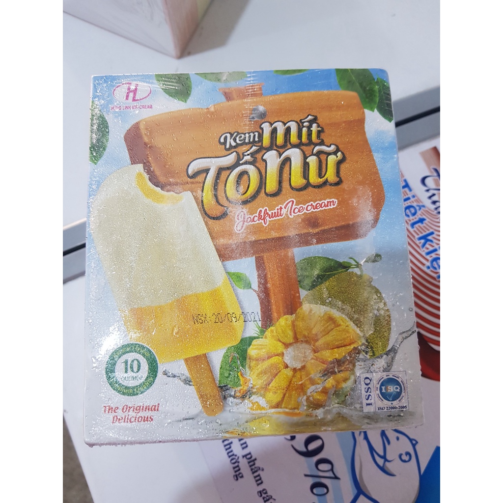 Hộp 10 cây kem tràng tiền rê - thương hiệu Hùng Linh kem ngon của người Việt