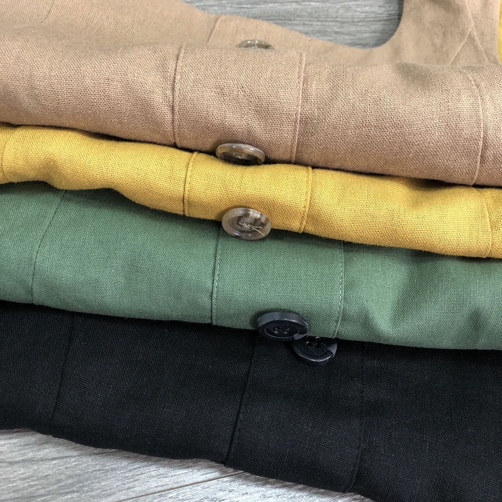 Áo HOBBS crop nút dây bảng 4M