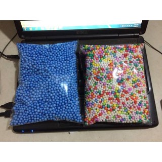 Hạt xốp màu : 5 bịch : 75k