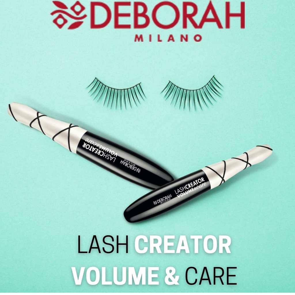 Mascara Deborah Lash Creator Volume & Care Làm Dài Lông Mi, Không Vón Cục, Bết Dính